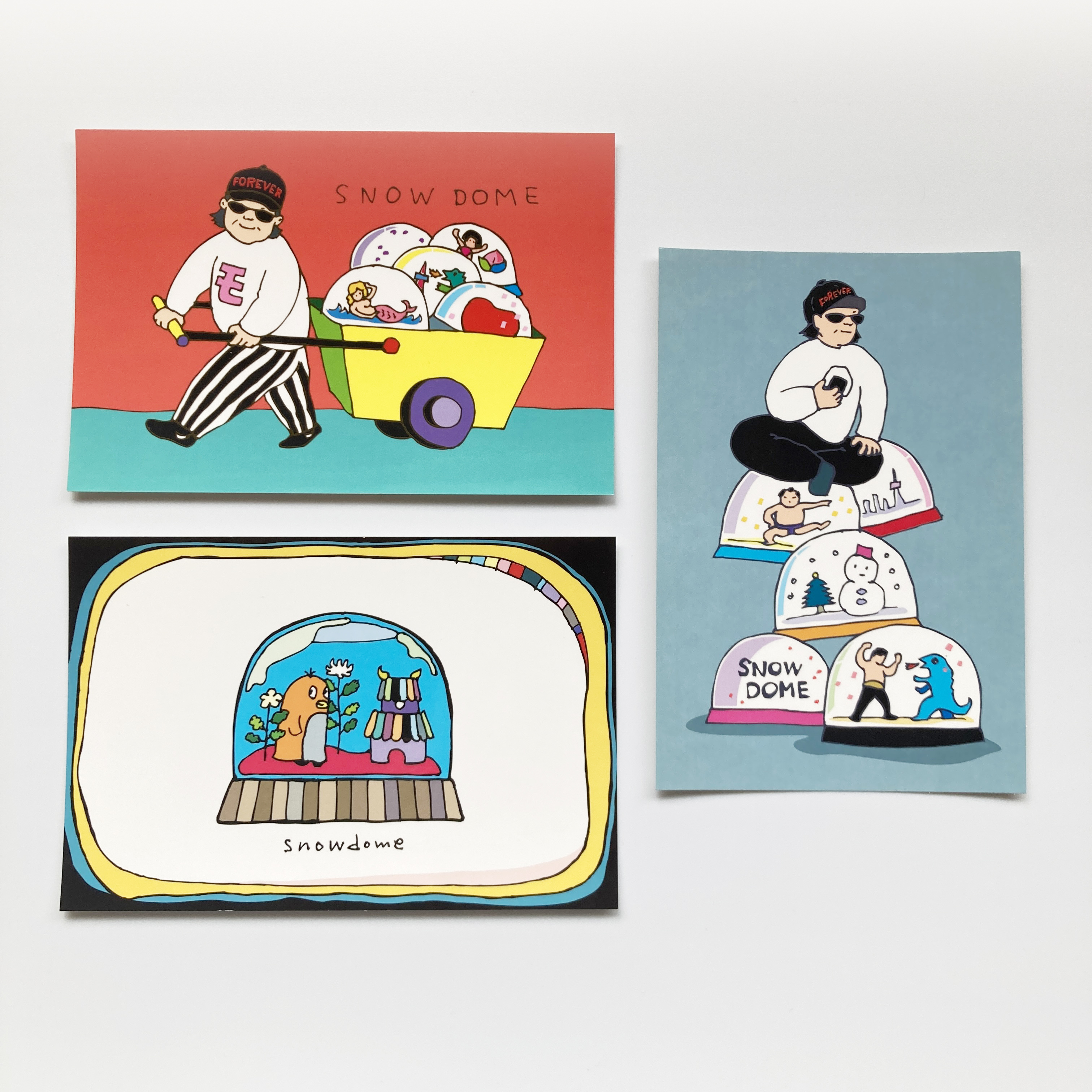 スノードーム美術館のポストカード